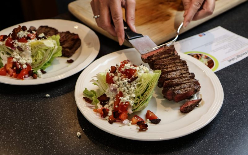 Steak with Wedge Salad