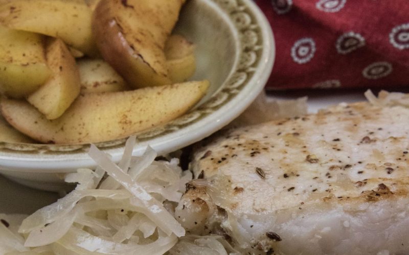 Pork Chops and Sauerkraut