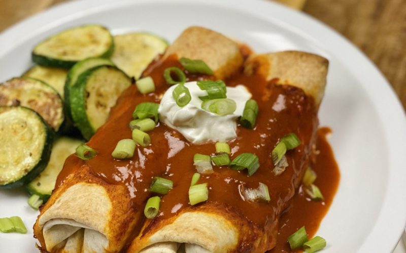 Chipotle Chicken Enchiladas