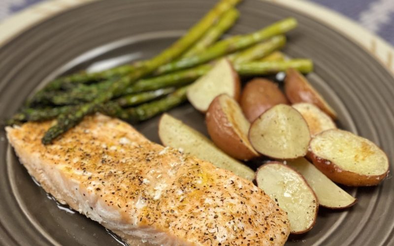 Salmon, Asparagus, & Potatoes