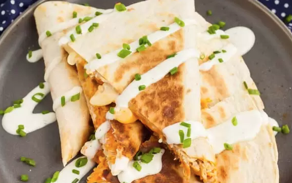 Buffalo Chicken Quesadillas