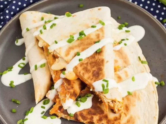 Buffalo Chicken Quesadillas