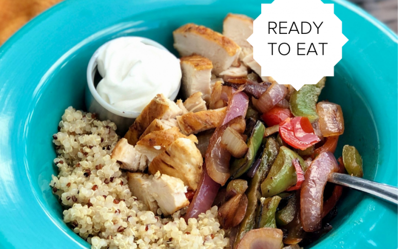 Ready-To-Eat: Chicken Fajita Quinoa Bowl