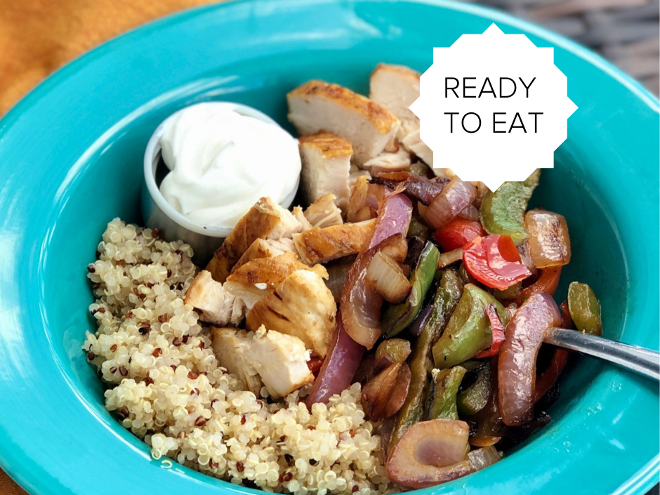 Ready-To-Eat: Chicken Fajita Quinoa Bowl