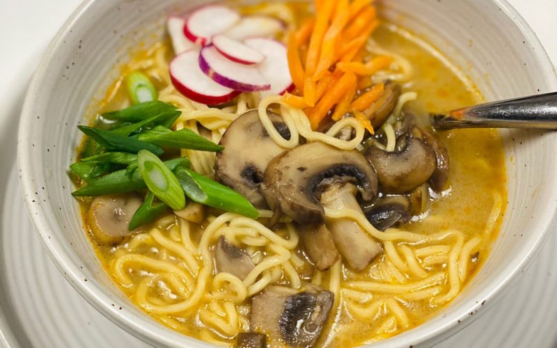 Creamy Vegan Mushroom Ramen