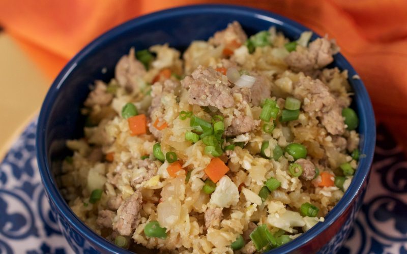 Pork Cauliflower ‘Fried Rice’