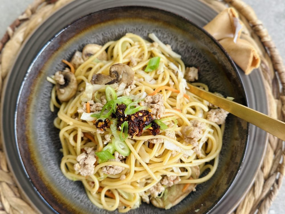 Asian Pork Noodle Bowl