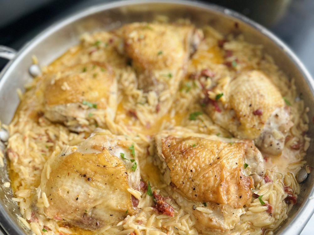 Sun-Dried Tomato Chicken Orzo