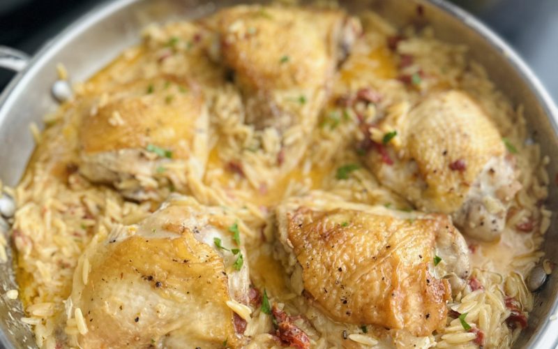 Sun-Dried Tomato Chicken Orzo