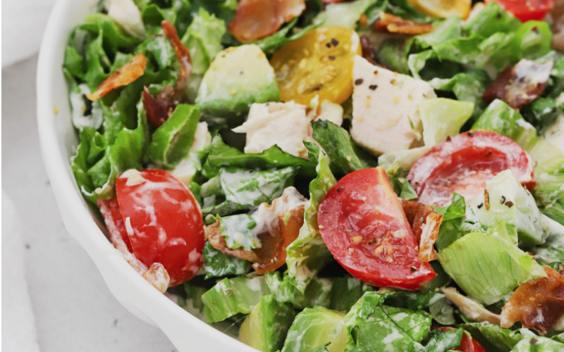 Ready-To-Eat: Chicken, Bacon, Avocado Ranch Salad