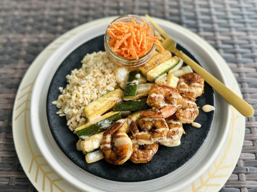 Shrimp Hibachi at Home