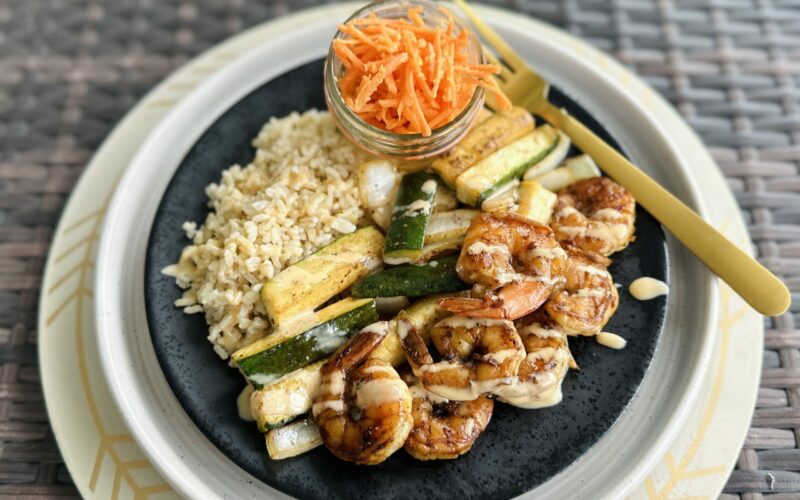 Shrimp Hibachi at Home