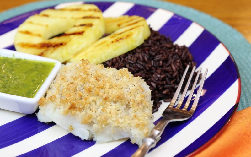 Macadamia Crusted Cod