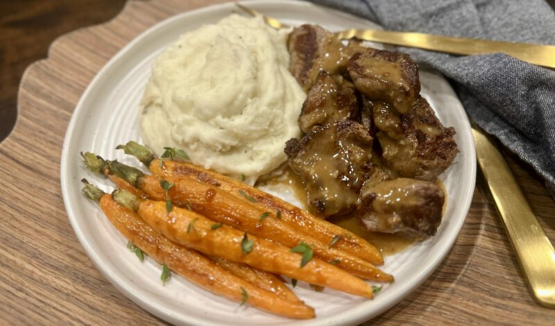Product Highlight: Tenderloin Tips & Cider Glazed Carrots