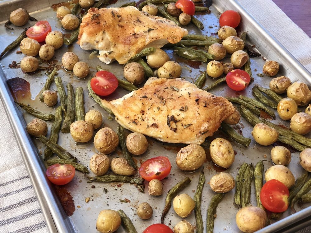 Sheet Pan Chicken & Tiny Potatoes