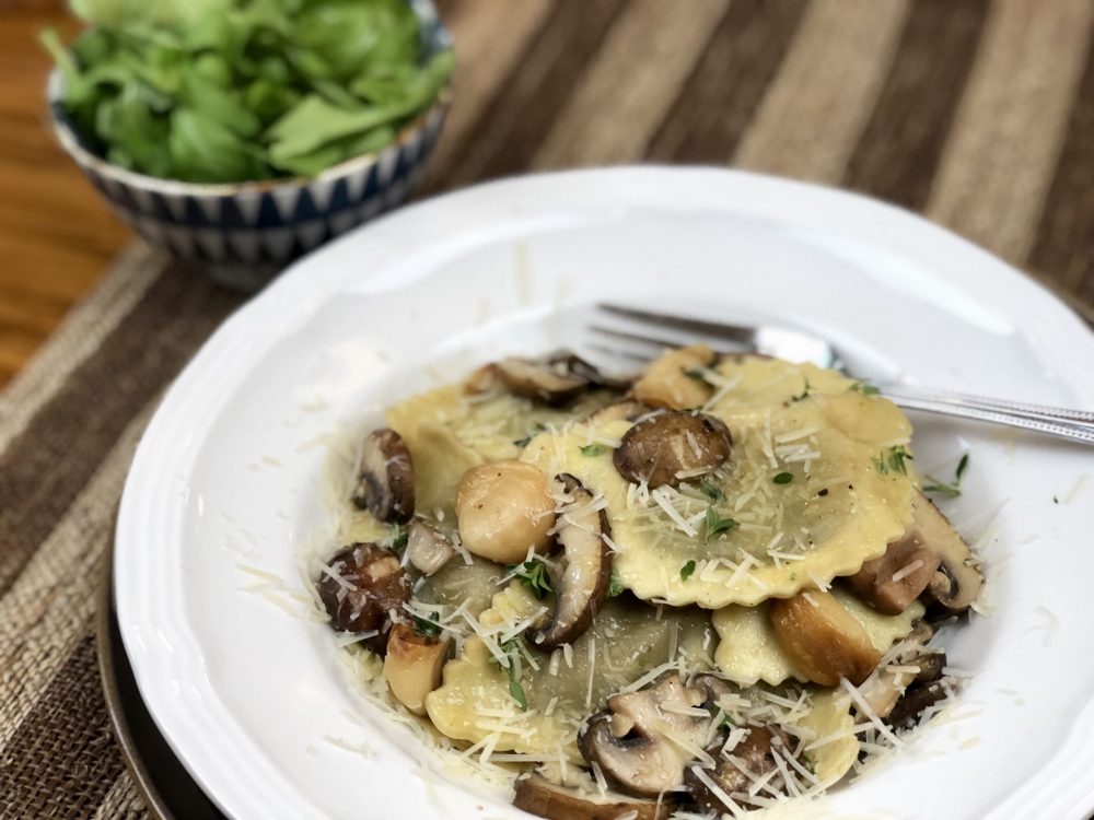 Roasted Garlic Ravioli