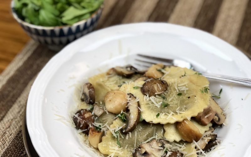 Roasted Garlic Ravioli