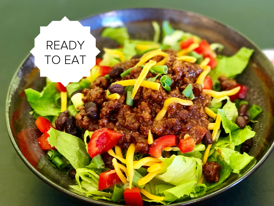 Ready-To-Eat: Beef Taco Salad