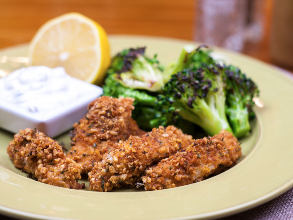 Baked Crispy Fish Sticks