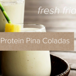 protein pina colada smoothie, meal kits, healthy meal prep, meal prep, kates plate, local meal kit