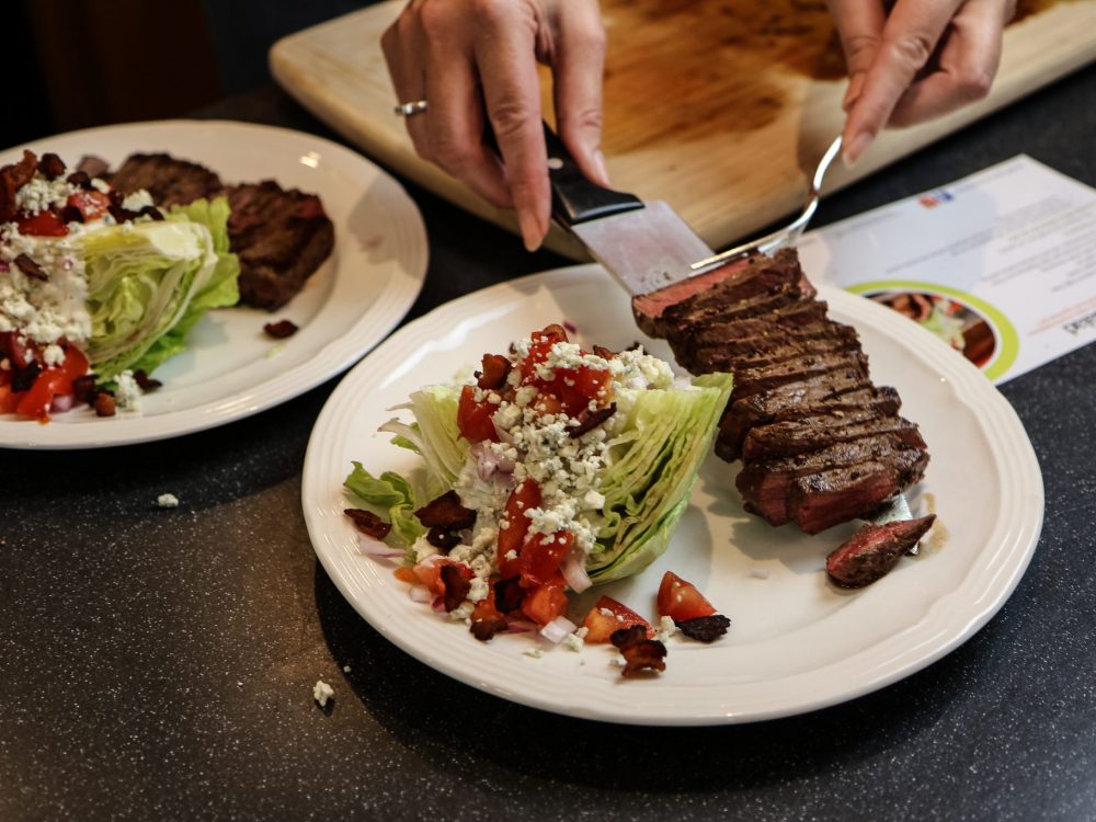 Steak with Wedge Salad