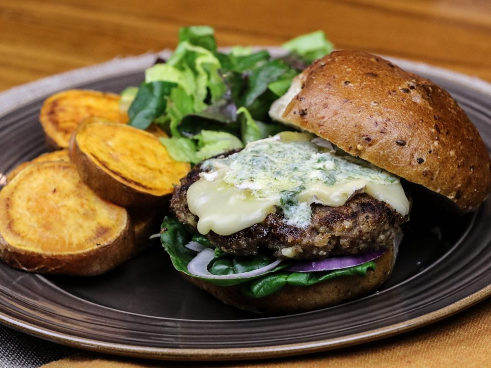 Cran Pesto Turkey Burgers