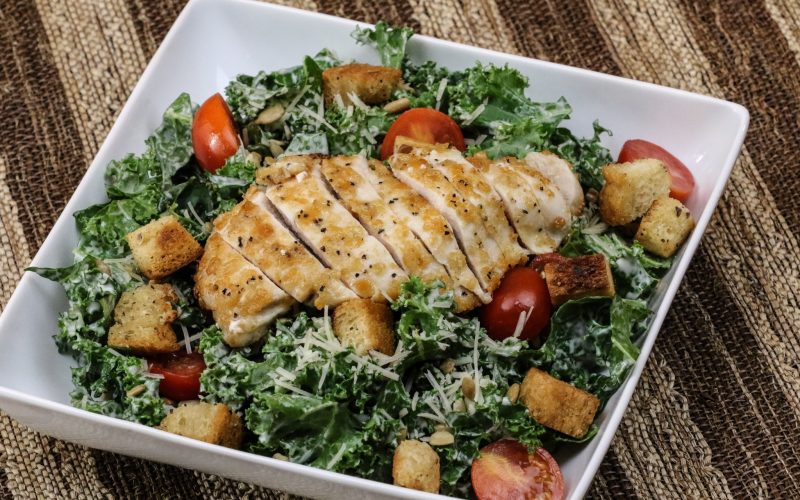 Hail Kale Chicken ‘Caesar’ Salad