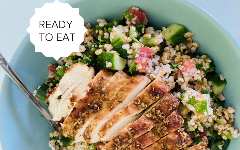 Ready-To-Eat: Tabbouleh Salad with Chicken