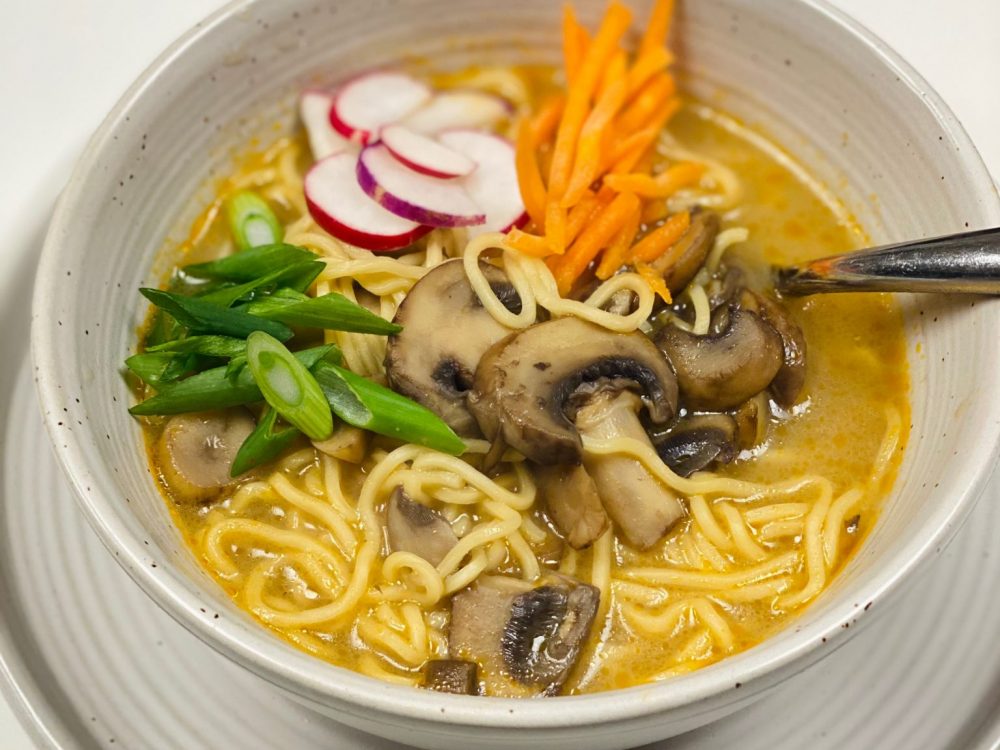 Creamy Vegan Mushroom Ramen