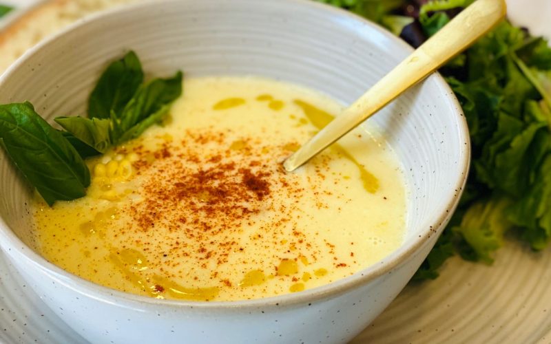 Roasted Corn Buttermilk Soup