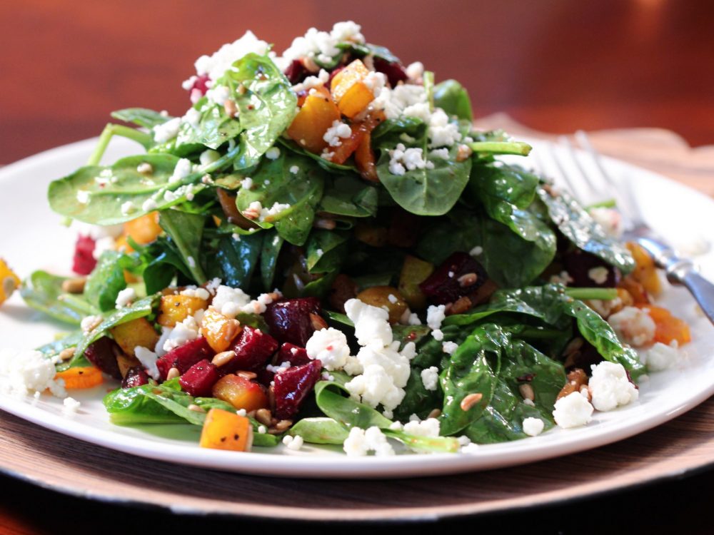 Roasted Beet & Goat Cheese Salad