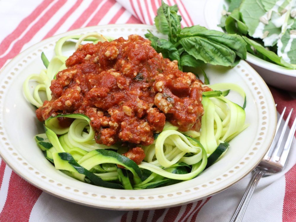 Zoodles & Meat Sauce