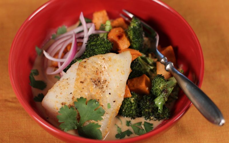 Coconut Curry Cod
