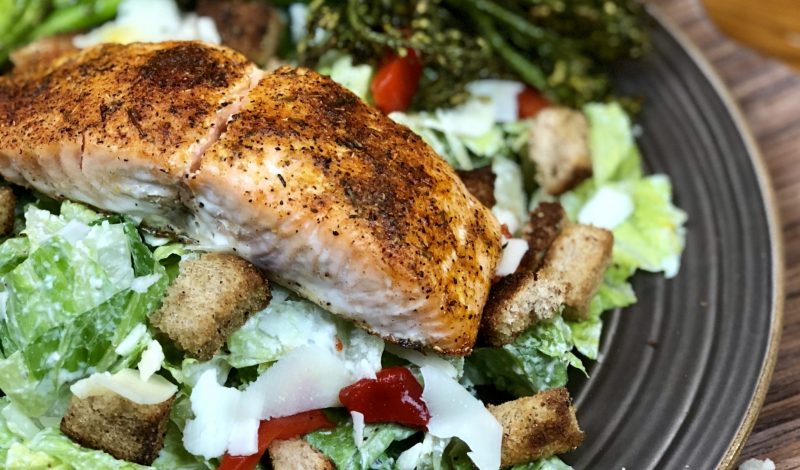 KP Chronicles: Salmon Caesar Salad