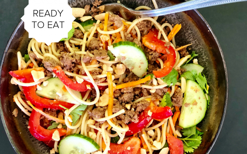 Ready-To-Eat: Thai Beef Noodle Bowl