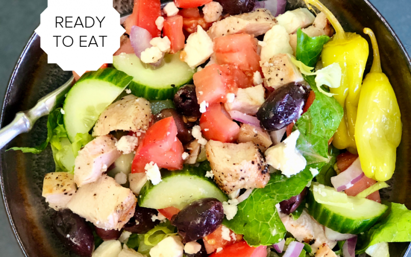 Ready-To-Eat: Greek Salad w/ Chicken
