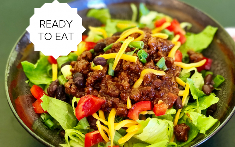 Ready-To-Eat: Beef Taco Salad
