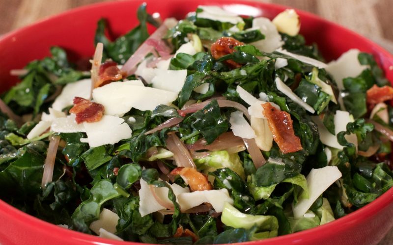Ready-To-Eat: Bacon, Brussel, Kale Salad